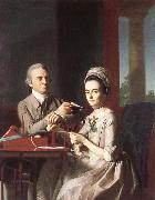 John Singleton Copley Thomas Mifflin and seine Ehefrau oil painting reproduction